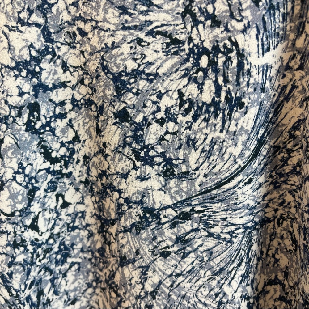 MM Lafluer Townsend Top Indigo Marble Sz. S - Picture 10 of 11